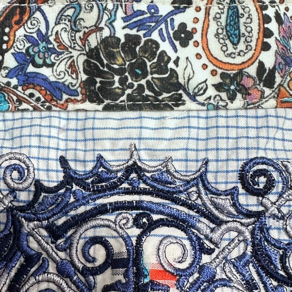 Robert Graham Multi-Color Striped Button Front Shirt Mens Sz 3XL Whimsy Artsy - Picture 10 of 12